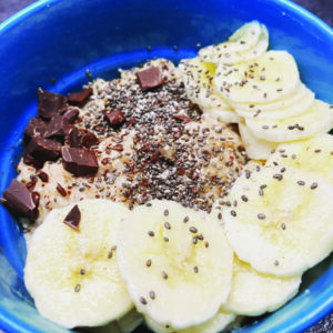 recette du porridge au flocons d'avoine healthy